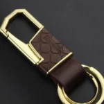Läder nyckelring – Den Eleganta Presenten