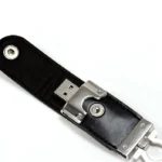 USB-nyckelring i läder