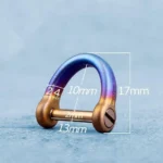 Nyckelring – Bygel i titan 13mm