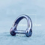 Nyckelring – Bygel i titan 13mm