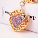 Originell nyckelring – Hjärtat med strass