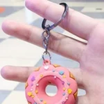 Donut nyckelring