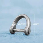 Nyckelring – Bygel i titan 13mm