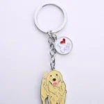 Golden Retriever nyckelring