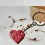 Hjärta nyckelring – Den lilla Lego-biten
